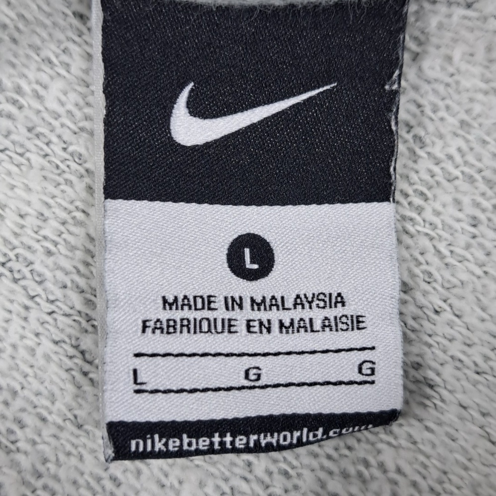 Nike Georgia Bulldogs spell out swoosh logo cowlneck womens gray LG hoodie - Picture 7 of 9